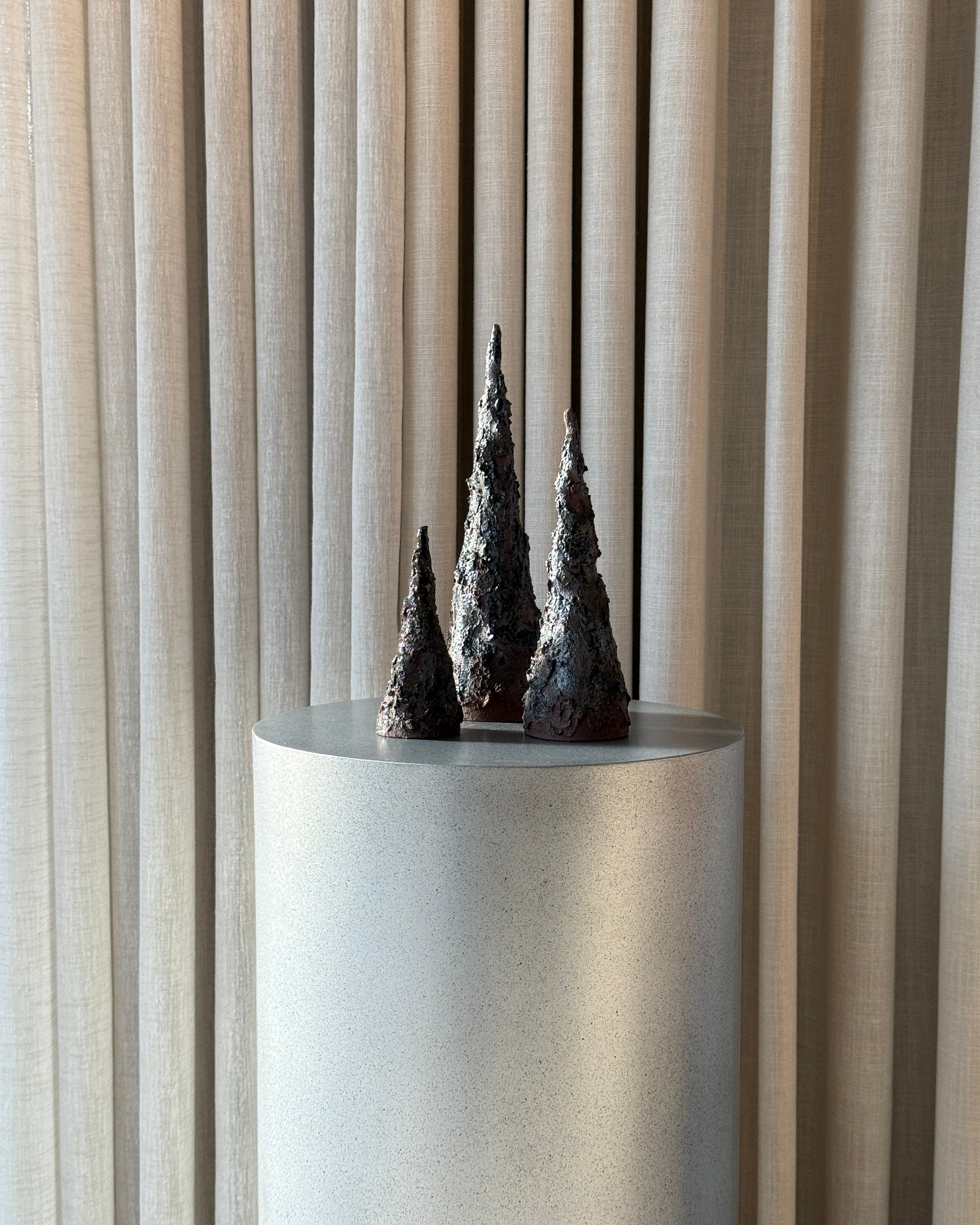 Black Christmas Trees