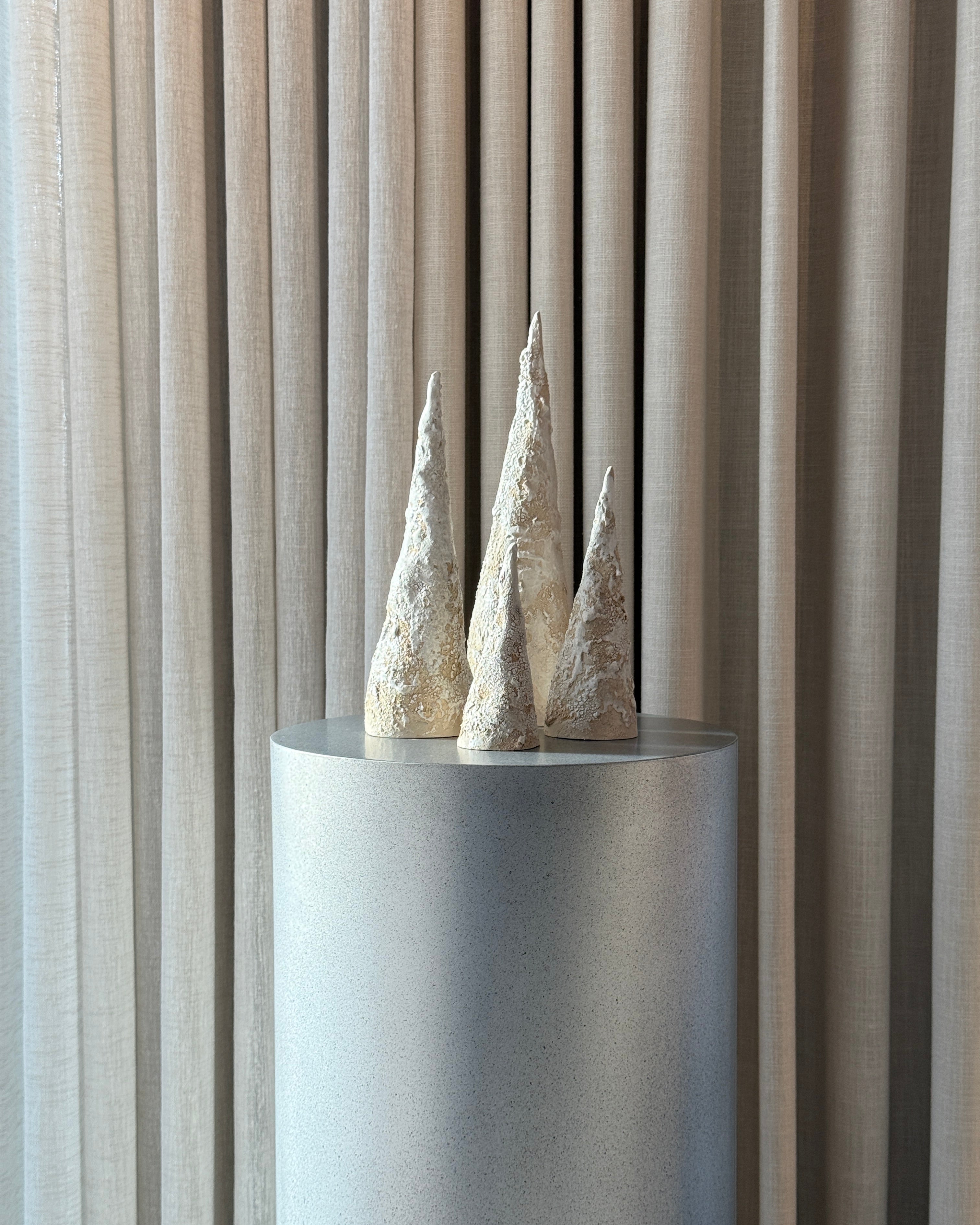 White Christmas Trees