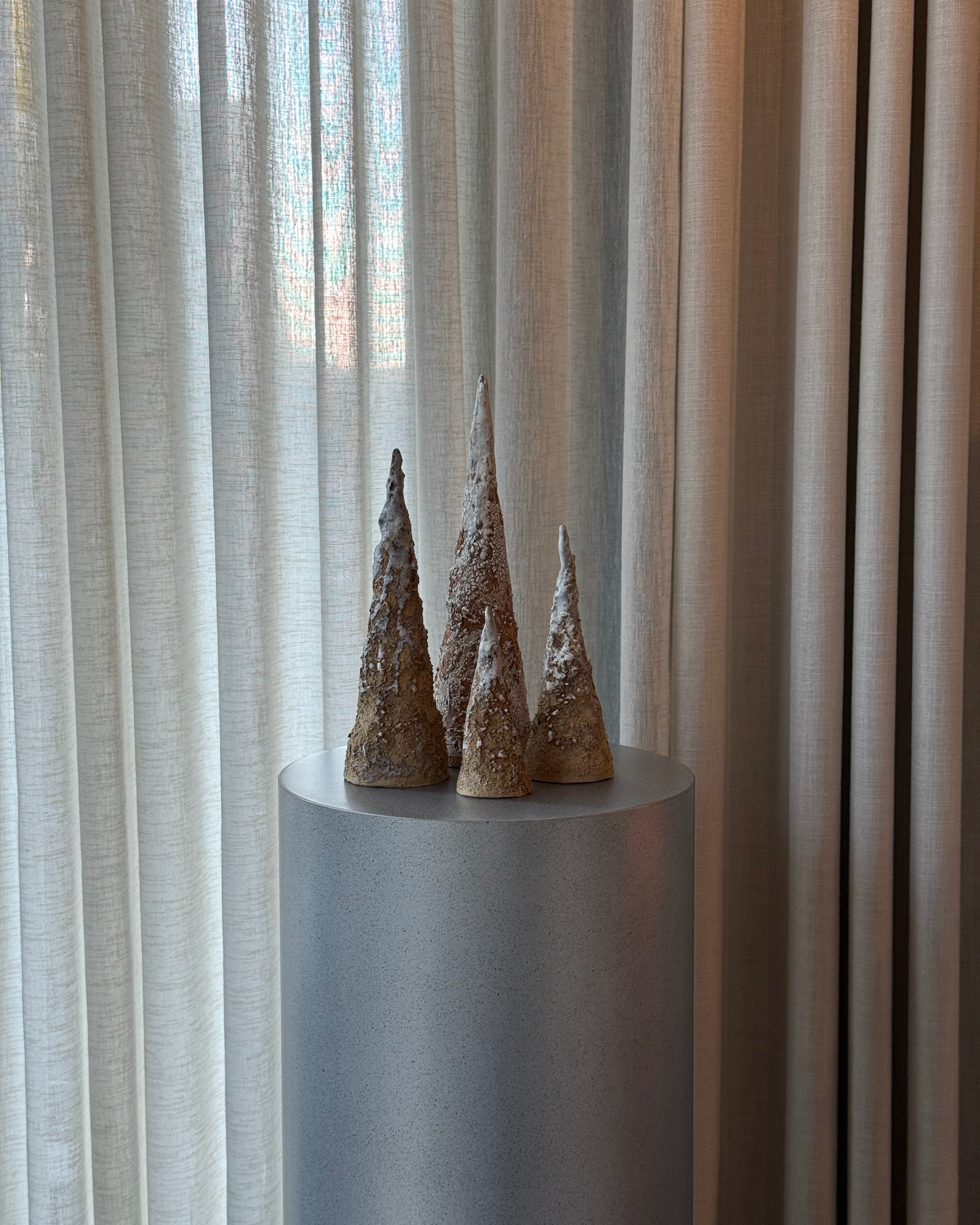 Ochre Christmas Trees