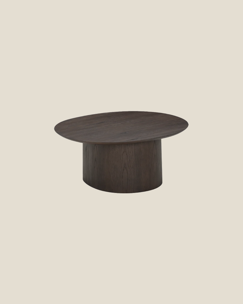 Kin Coffee Table - Brown-stained oak
