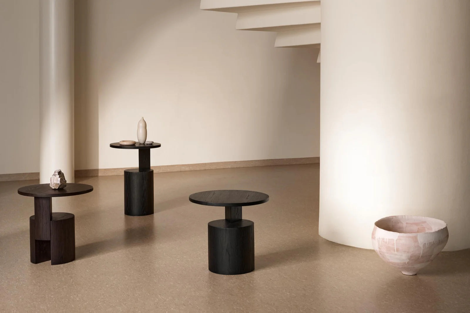 WEDGE SIDE TABLE