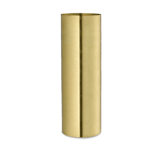 Cylinder vase i messing - 30 cm